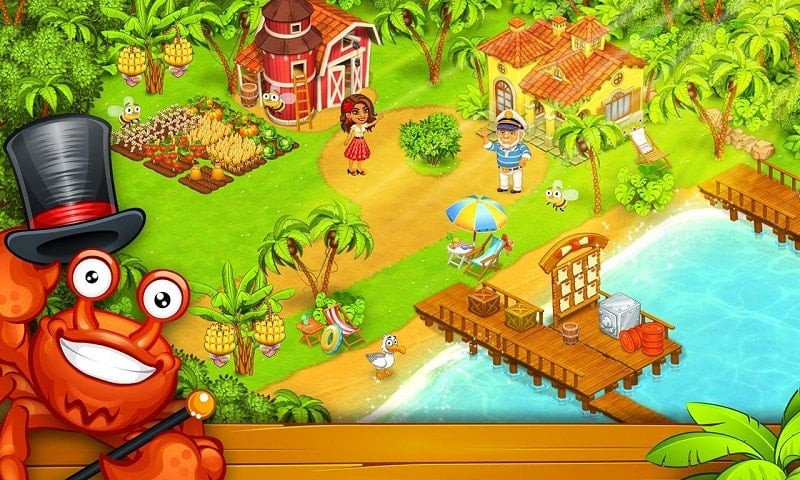 Farm Island: Hay Bay City Paradise MOD Free