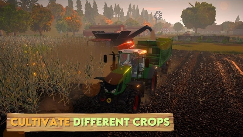 Farm Sim 2024 MOD APK Open World Gameplay