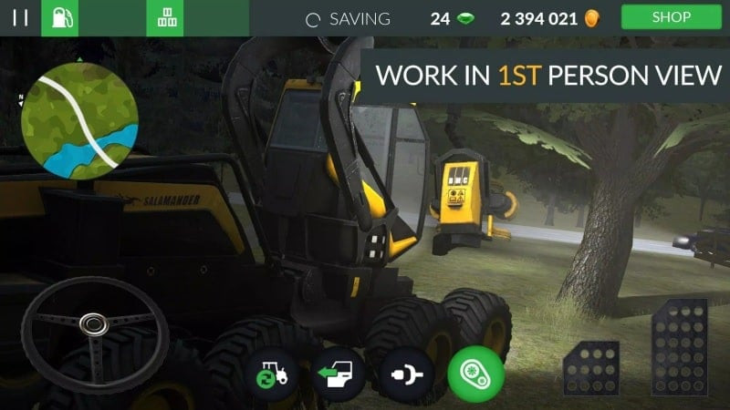 Farming PRO 3 APK screenshot showing farm fields