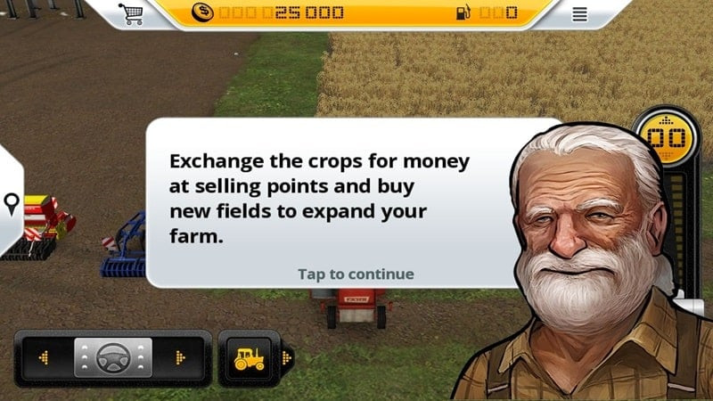 Farming Simulator 14 selling produce screenshot