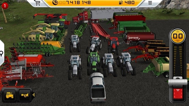 Farming Simulator 14 machinery screenshot