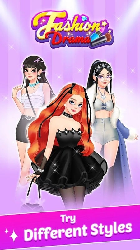 Fashion Drama MOD APK screenshot showing in-game currency