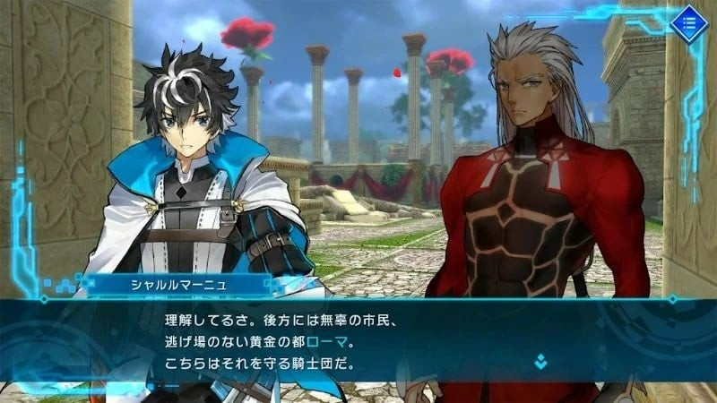 Fate/EXTELLA LINK Android gameplay