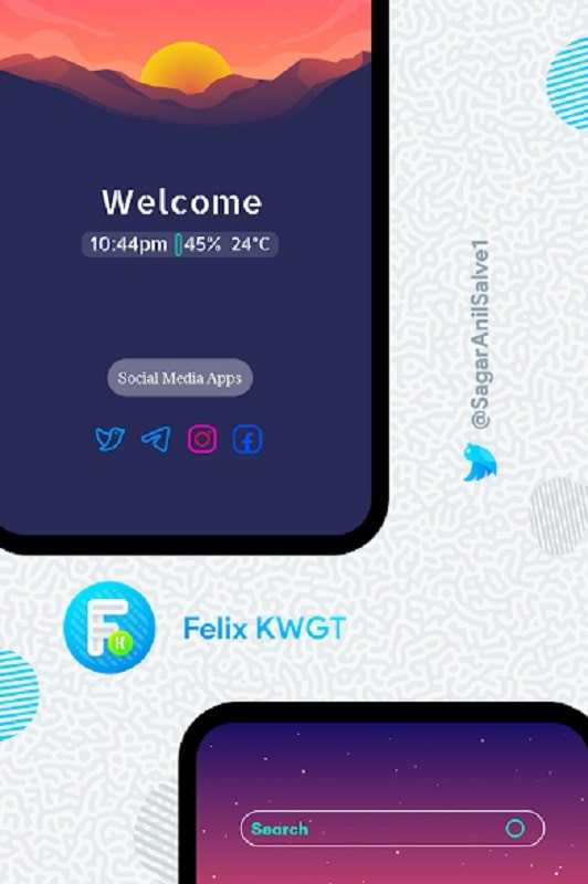 Felix KWGT Customization Options