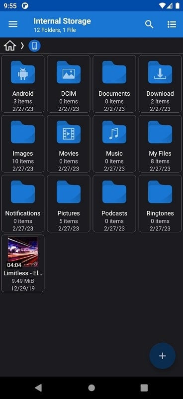 Fennec File Manager mod android free - Giao diện trực quan, dễ sử dụng