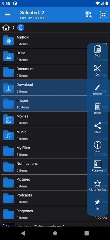 Fennec File Manager mod android - Tìm kiếm file nhanh chóng và chính xác