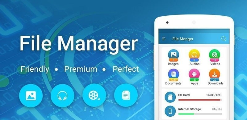 File Manager Pro trên điện thoại