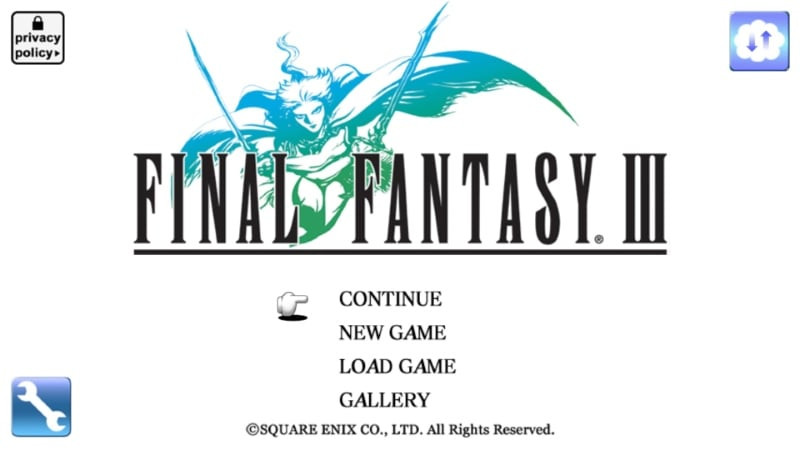 Final Fantasy III modified version screenshot