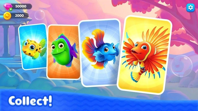 Fishdom Solitaire MOD APK Features