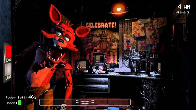 Five Nights at Freddy's MOD APK: Nighttime Gameplay