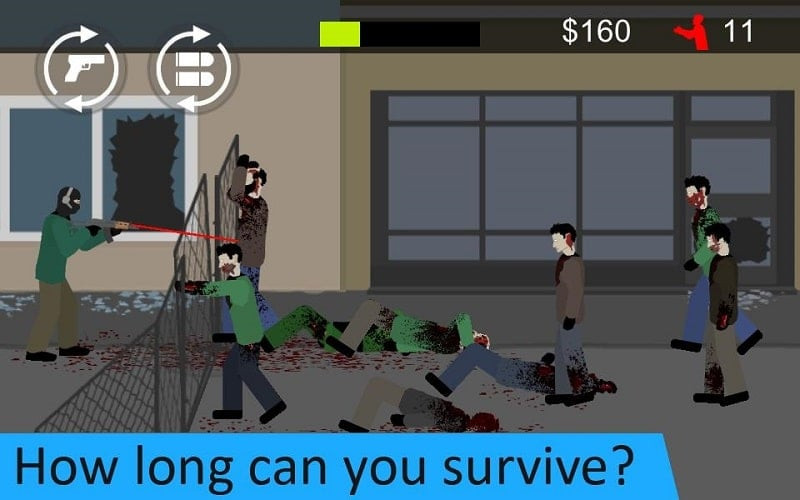 Flat Zombies MOD APK download button