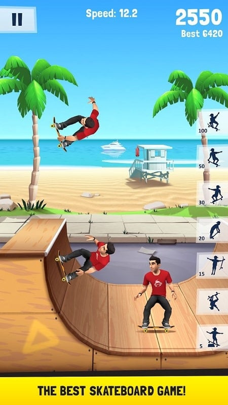 Flip Skater MOD APK Screenshot