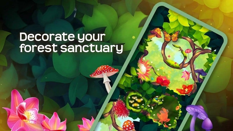 Flutter Butterfly Sanctuary MOD APK download button