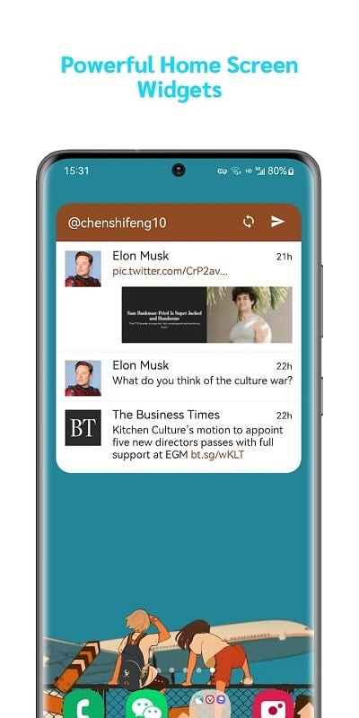 FocusTwitter MOD APK - Customize the interface