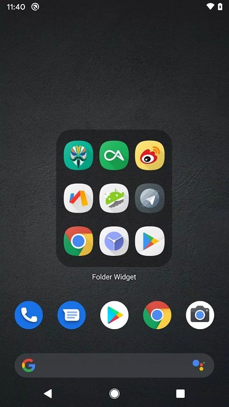 Folder Widget MOD APK screenshot