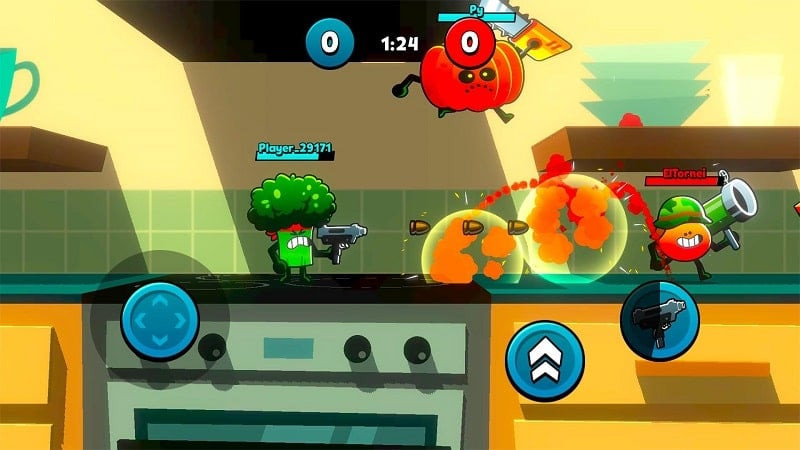 Food Gang MOD APK gameplay screenshot