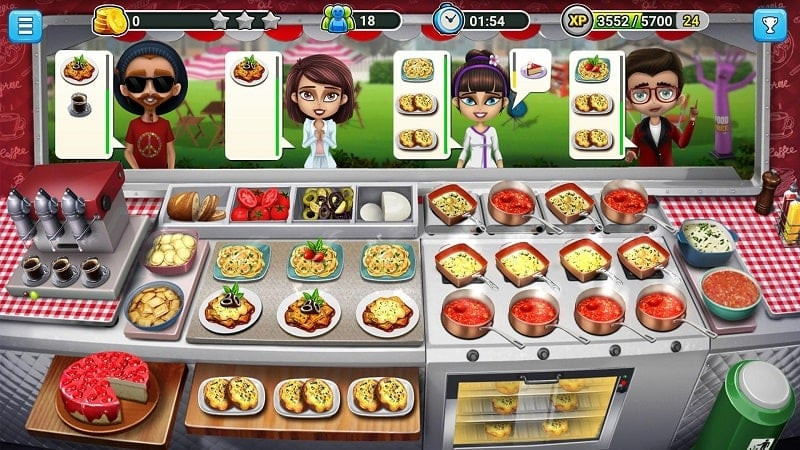 Food Truck Chef Cooking MOD