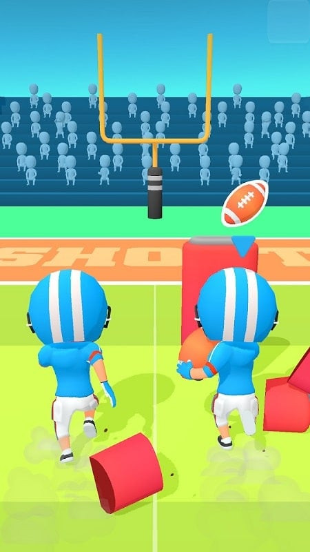 Gameplay screenshot of Football Story 3D on Android