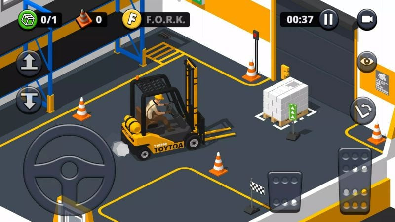 Forklift Extreme Simulator Mod APK Gameplay