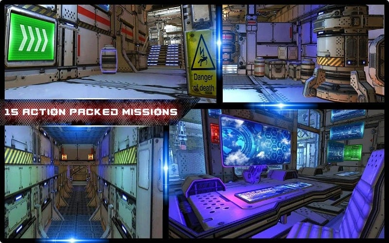 FPS War Modern Combat MOD APK gameplay screenshot