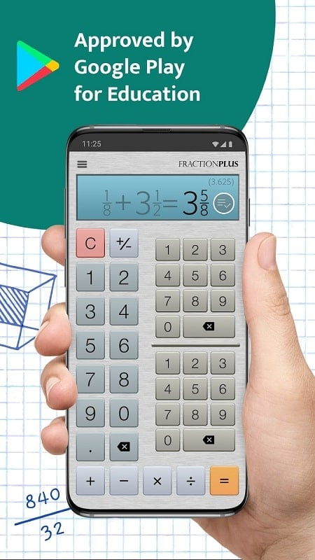 Fraction Calculator Plus MOD APK screenshot