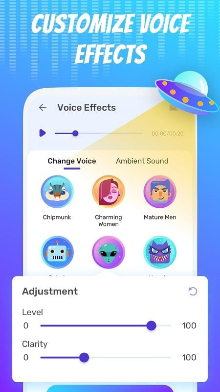 Free Voice Changer mod APK recording screen