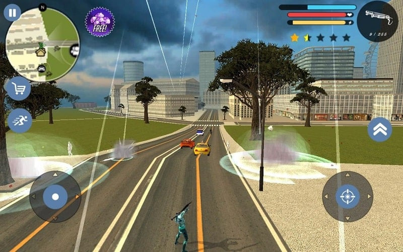 Freezero MOD APK ice powers screenshot