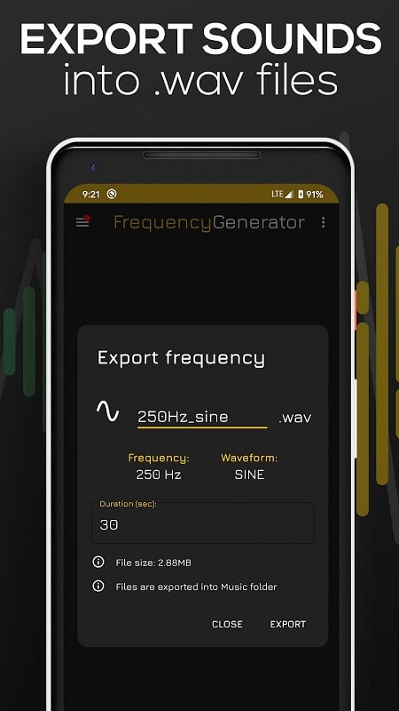 Frequency Sound Generator mod android