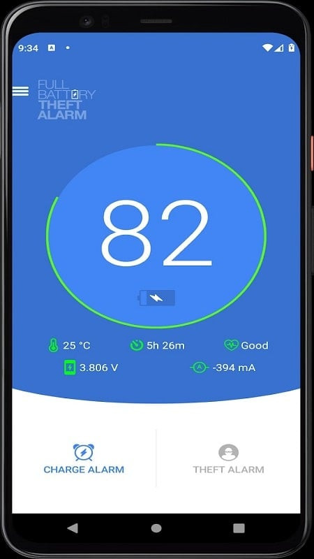 Full Battery & Theft Alarm Full Charge Notification