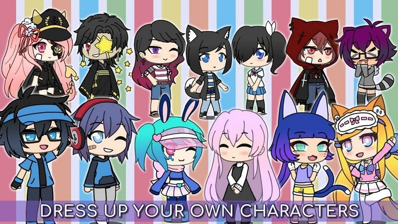 Gacha Life download button on MODCOMBO website