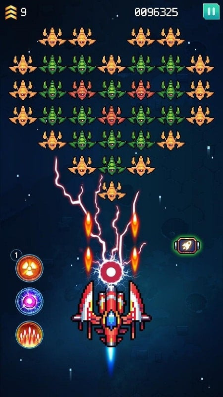 Galaxiga MOD APK Gameplay