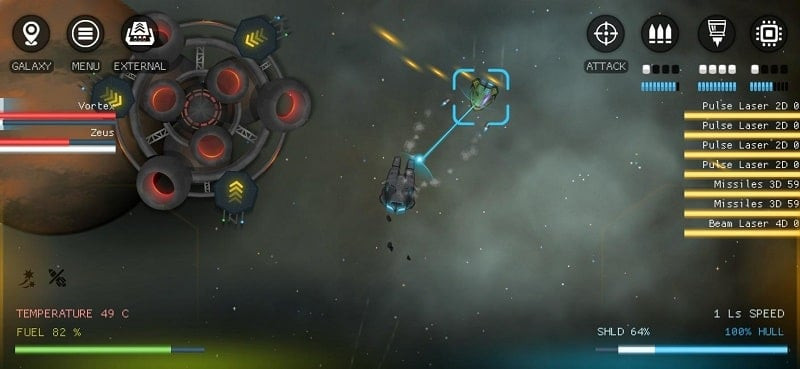 Galaxy Genome Gameplay Screenshot