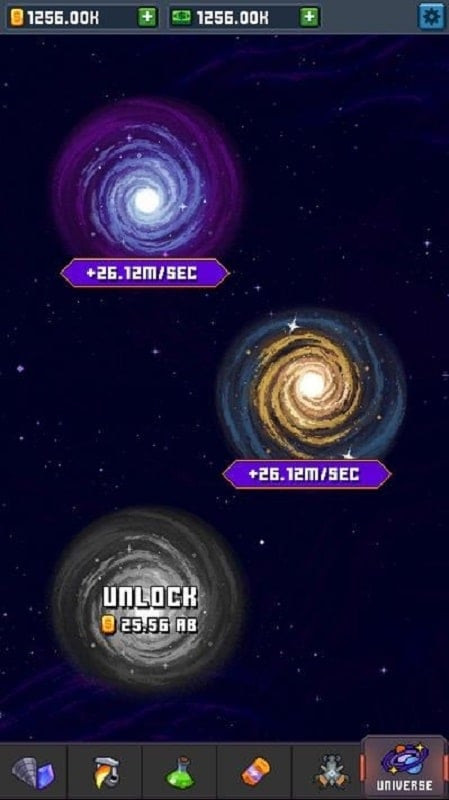 Galaxy Idle Miner Gameplay Screenshot