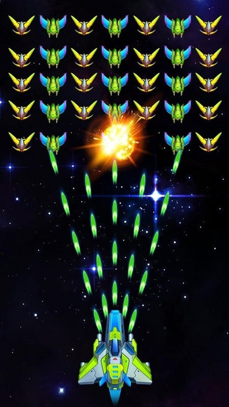 Galaxy Invaders: Alien Shooter MOD APK screenshot