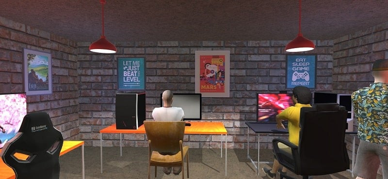 Gamer Cafe Job Simulator mod