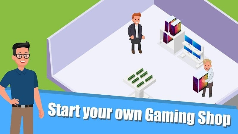 Gaming Shop Tycoon in-game currency screenshot