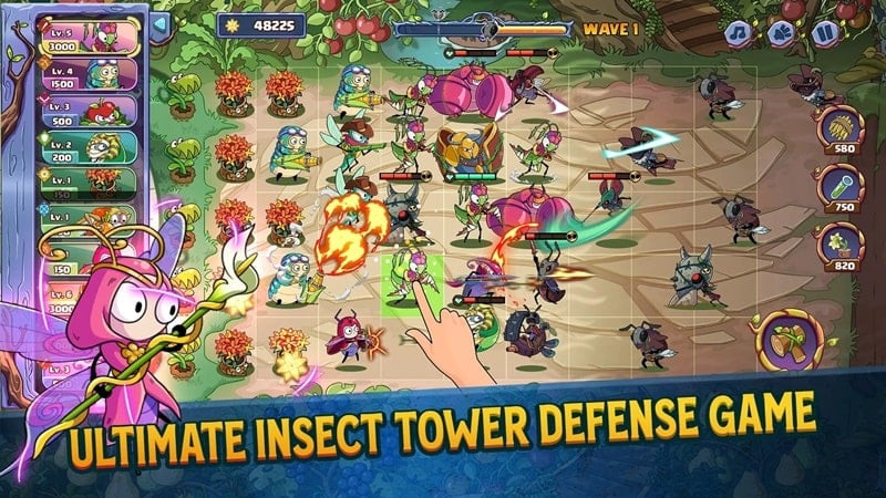 Garden Guardians TD MOD APK screenshot