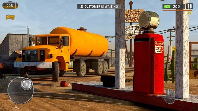 Starting from a deserted junkyard in Gas Station Junkyard Simulator