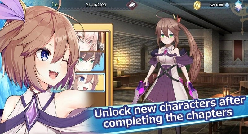 Gate of Mobius MOD APK Character Selection