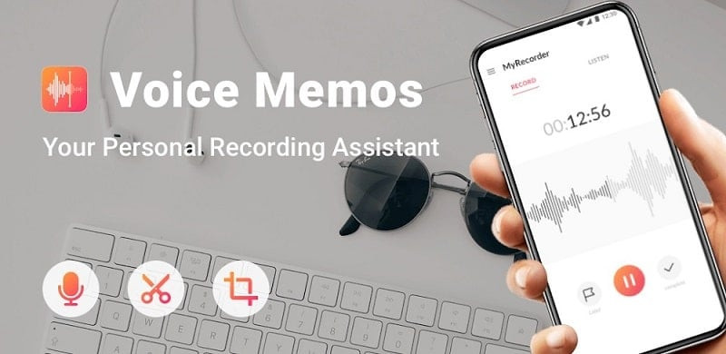 Ghi âm giọng nói với Voice Recorder & Voice Memos