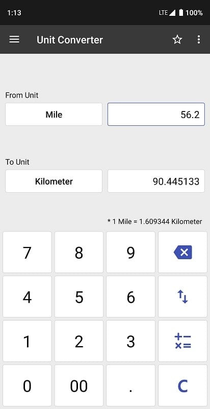 ClevCalc MOD APK Interface