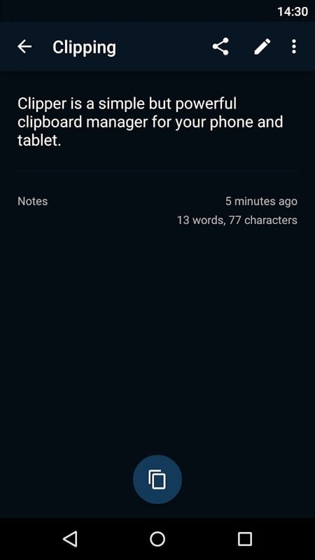 Clipper interface on Android