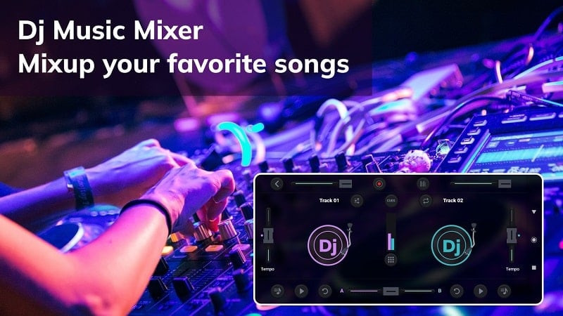 Giao diện DJ Music Mixer