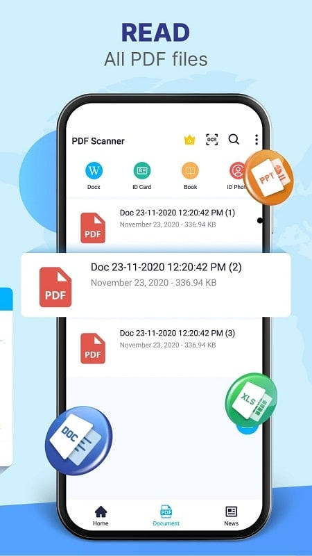 Document Scan MOD APK Interface