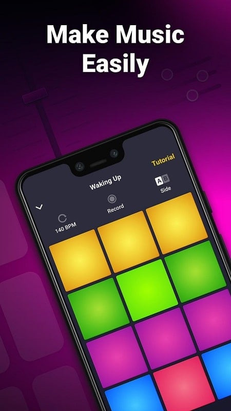 Drum Pad Machine MOD APK Interface