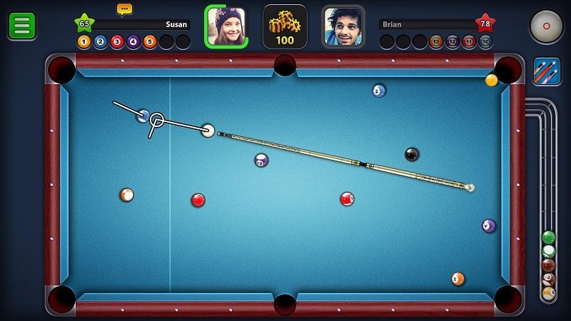 8 Ball Pool mod gameplay