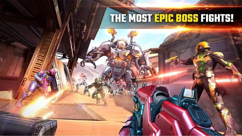 Giao diện game Shadowgun Legends