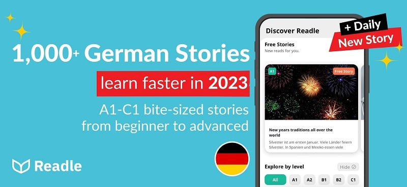 Learn German MOD APK Interface