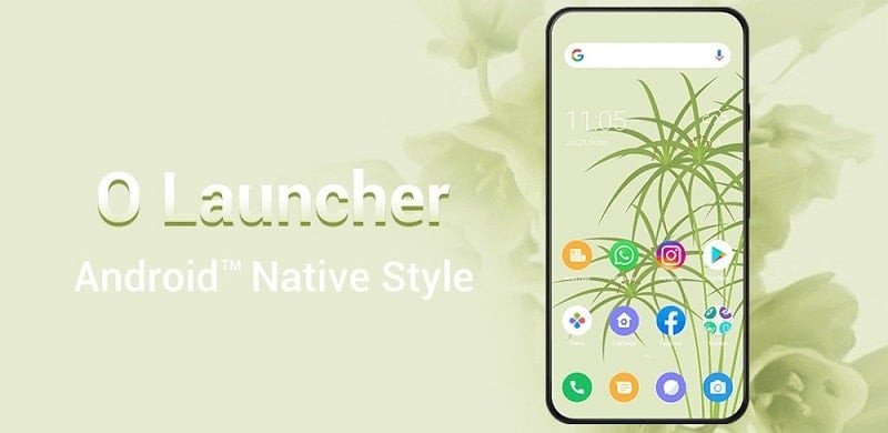 Giao diện O Launcher trên điện thoại