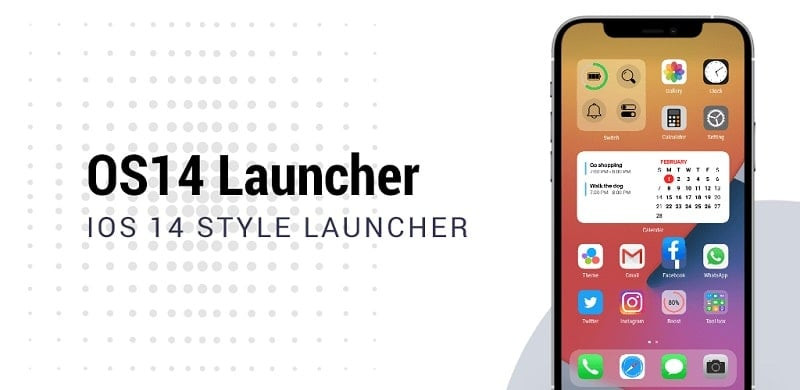 Giao diện OS14 Launcher trên Android